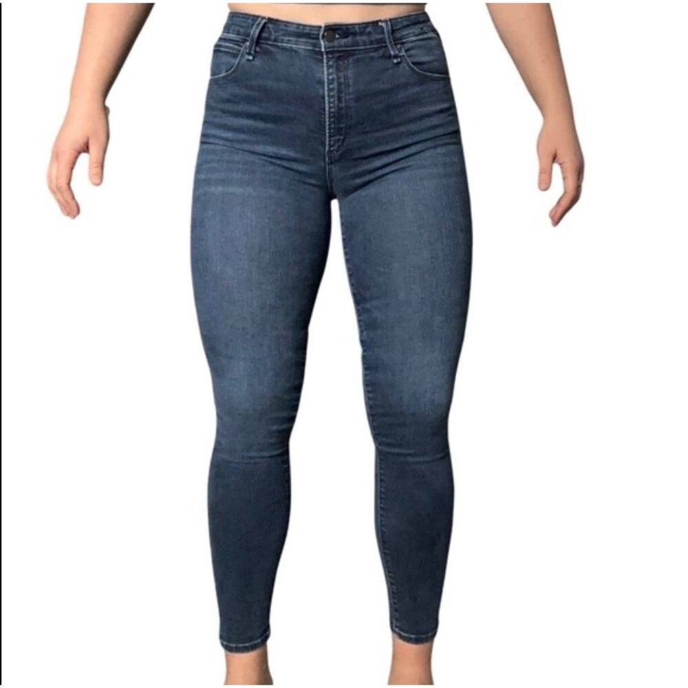 Abercrombie & Fitch Simone High Rise Super Skinny Jeans‎ Dark Wash 27 4R